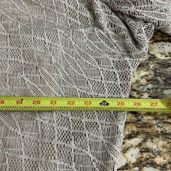 Damianou Long Sleeve Drop Waist Evening Crochet Deco Dress Size M - Picture 11 of 12